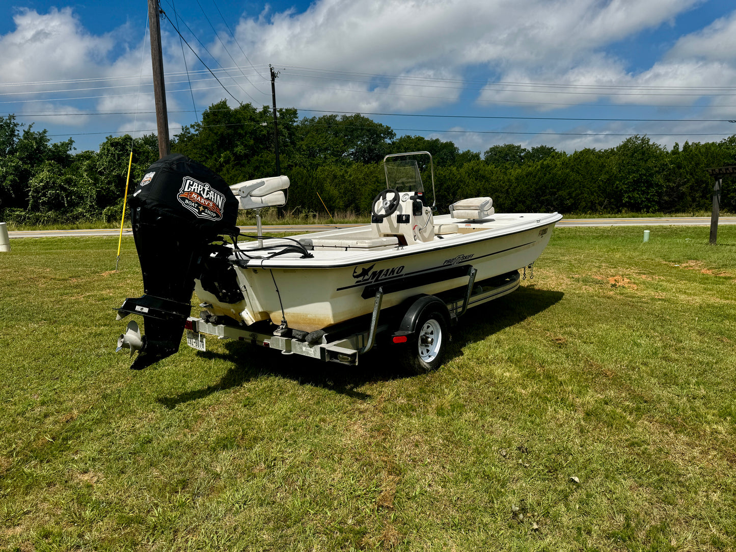 2013 Mako Pro Skiff 17